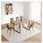 Industrial Rectangular Dining Table-847403485