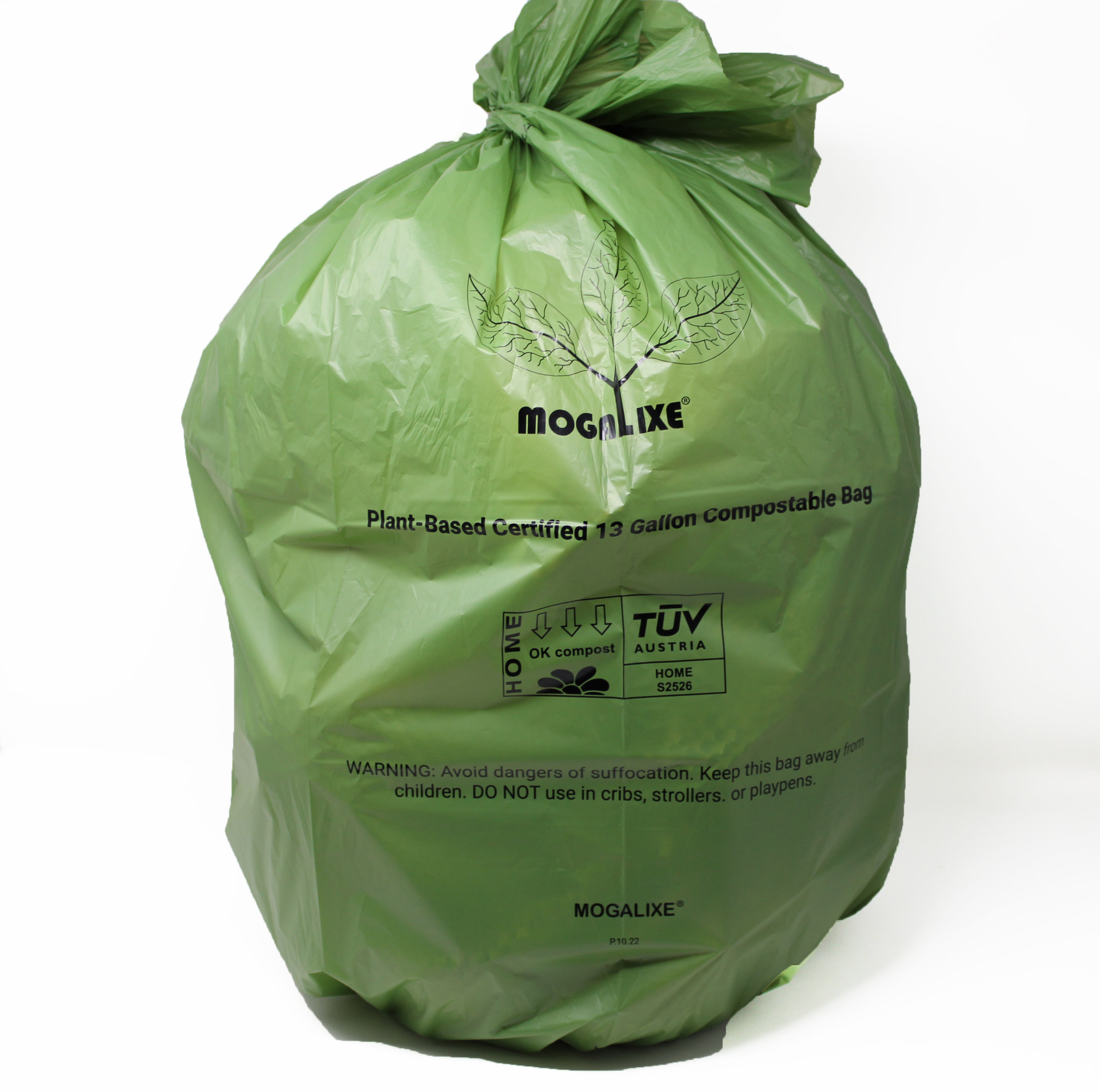 Mogalixe Compostable 13-Gal. Trash Bags