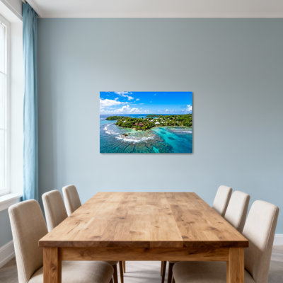 Paysage et nature, île tropicale, vue aérienne