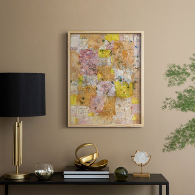 Vintage Floral Print CXXXIII Framed Print - Solid Wood