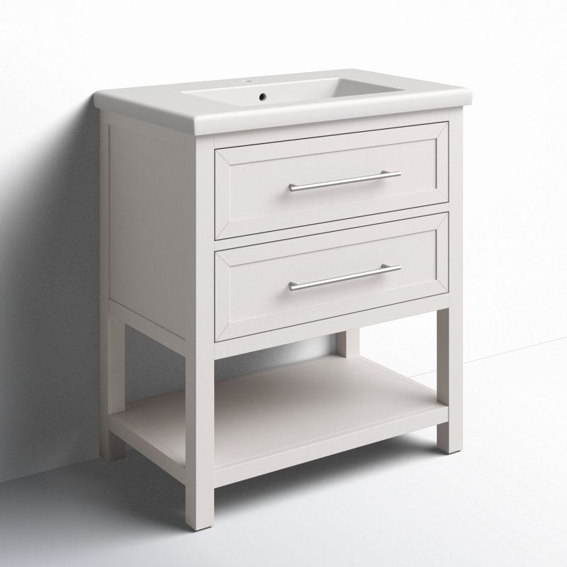 Ensemble de meuble-lavabo simple 30 po Bickley, Blanc