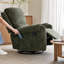 Fauteuil de chambre de bébé inclinable avec massage - Fauteuil inclinable pivotant avec poche latérale et dossier réglable-1595957004
