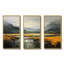 Gris et jaune, paysage de montagne abstrait I - paysage abstrait, art mural-1335458285-1335458273