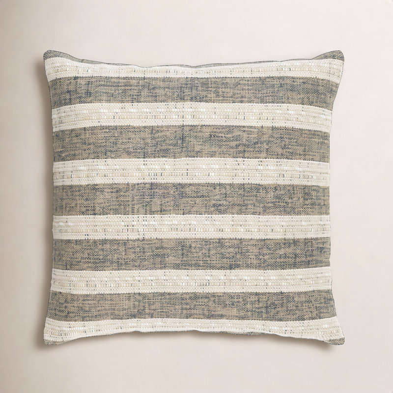 Zandra Savion Striped Pillow, 22" x 22", Pillow Cover Only - No Insert, Square