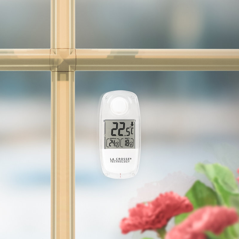 3.25'' Solar Powered Wireless Outdoor Thermometer
