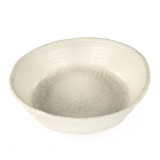 Cross Weave Earthenware Salad Bowl