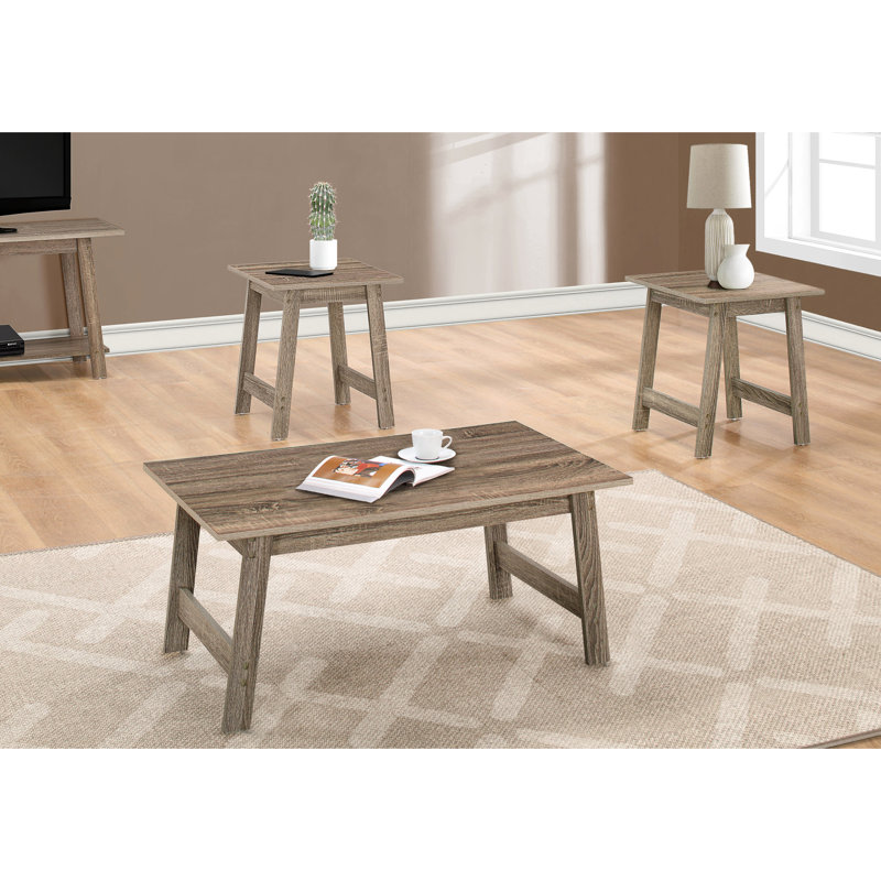 Interior Design Table: 3 pièces, tables basses et tables d'appoint en taupe