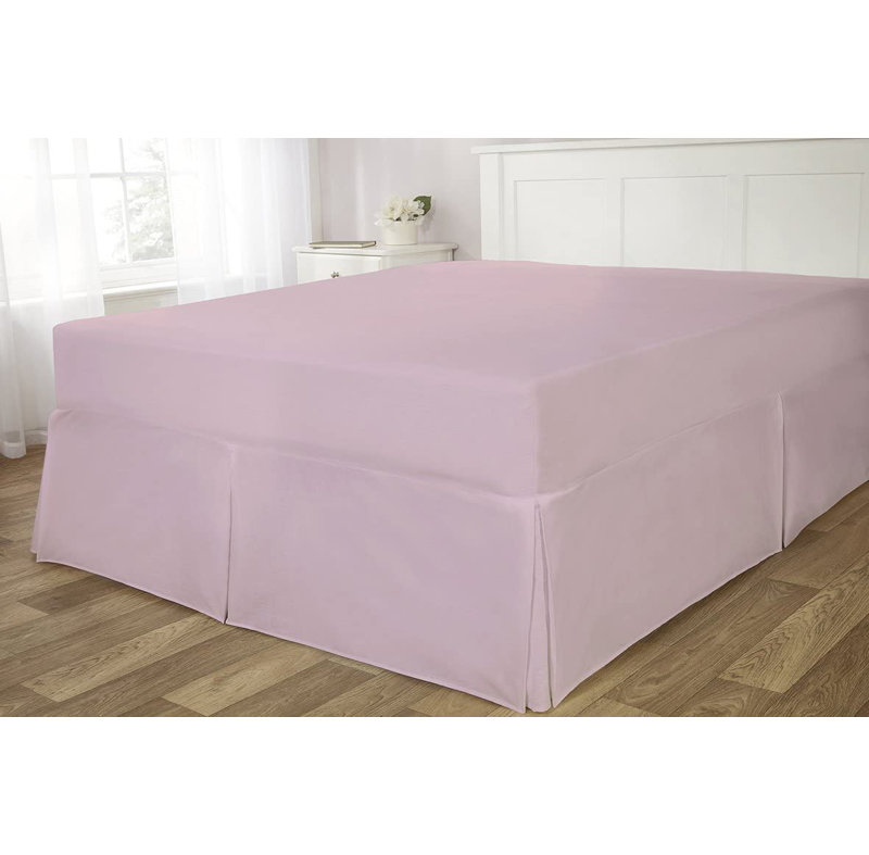 Holiness Pleated Wrap Around Bed Skirt, Lilac, Single (3')