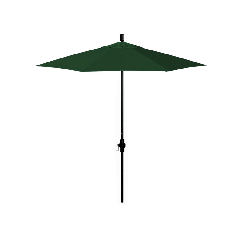 Manivelle inclinable 7,5 pi en aluminium noir, Vert
