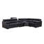 Canapé modulaire en cuir véritable de 126 po Backsten-201090336-201090367