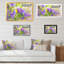 «Modern Modern Lilac Flowers VII», reproduction sur toile flottante-2140979754-2140979755