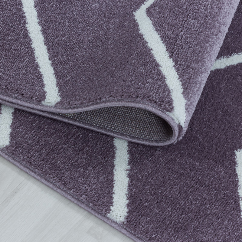 Eustache Solid Colour Flatweave Area Rug, Rectangle 160 x 230cm