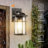 Schlesinger 1-Light Metal Wall Light With Dusk to Dawn-1088767005