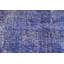 Tapis turc bleu tissé à la main pour un ajout confortable et élégant au salon ou à la chambre à coucher