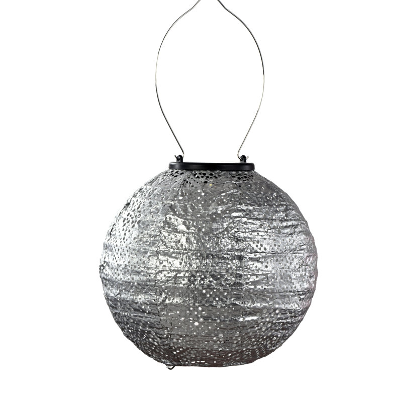 Round Topaze Lantern, Silver