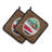 Caroline's Treasures Mona Lisa With Corgi Polyester Potholder