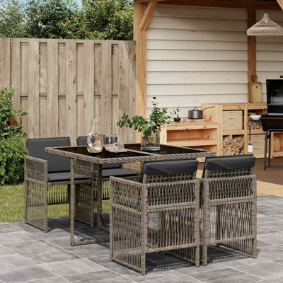 Patio Dining Set with Cushions included