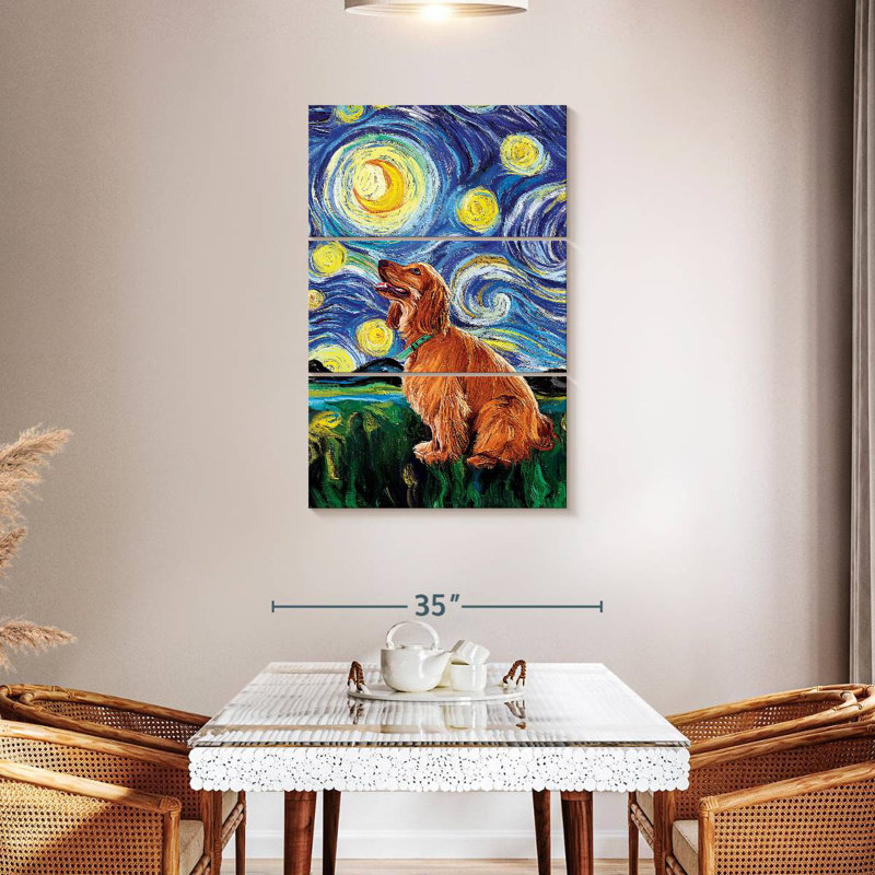 Brampt Cocker Spaniel Starry Night