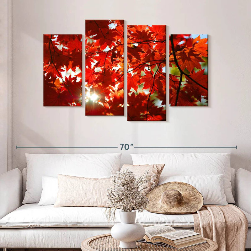 Alvord Maple Leaves, 32" H x 52" W