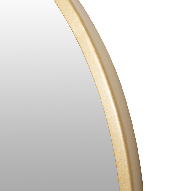 Stopwatch Round Accent Mirror - 40"W x 40"H - Gold, Gold, 40" x 40"