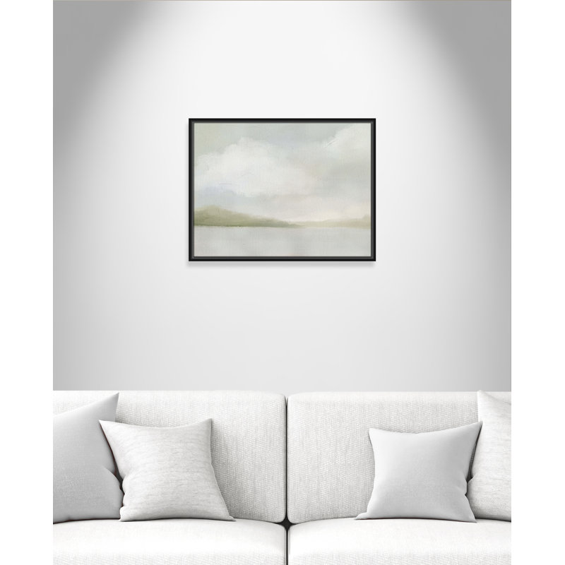 Queensland " A Tranquil Morning ", 19.5" H x 25.5" W, Black