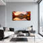 Paysage et nature, automne, lac, chalet, montagne, reflet, coucher de soleil, arbres-1998896978