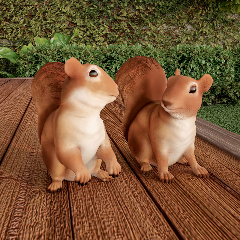 Ladd Squirrel Garden Statue 