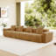 Canapé modulaire 4 places, canapé moderne avec coussins décoratifs-1966192676-1966192678