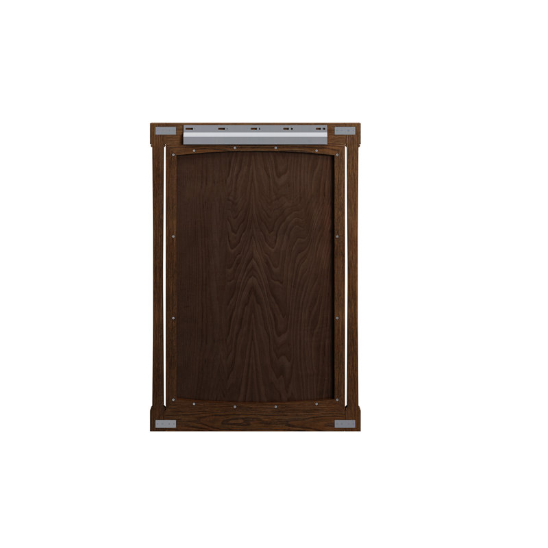 Kinnsden Mirror, Sable Oak, 38" x 26"