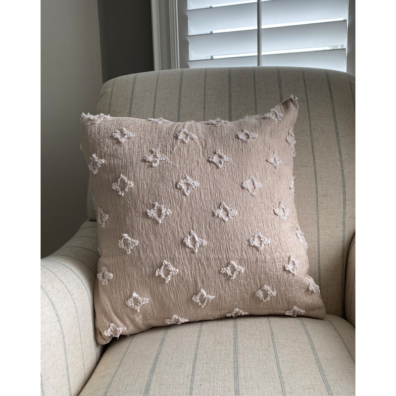  Housse de coussin Floral, Beige