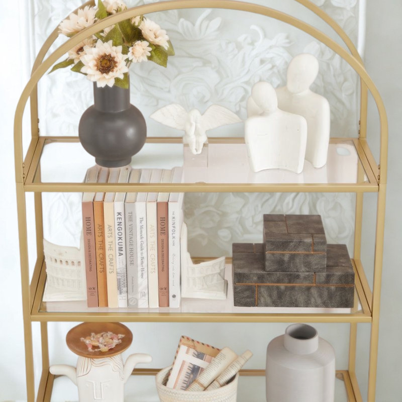 5 Tier Storage Shelves Unit, Black