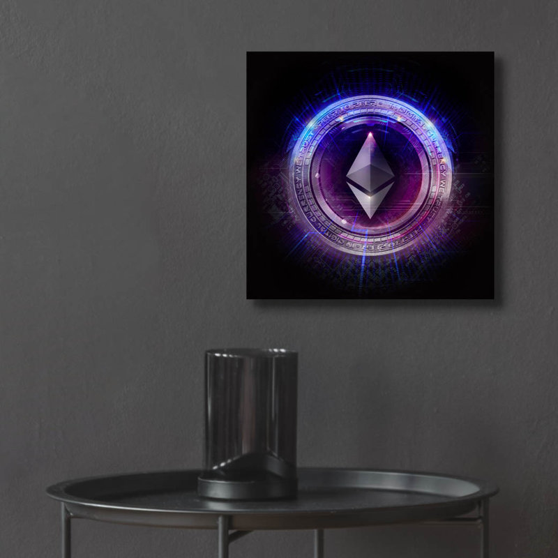 "Wagmi Ethereum Crypto" par Valentyn Artemenko, H 12 po x l 12 po x P 0,13 po