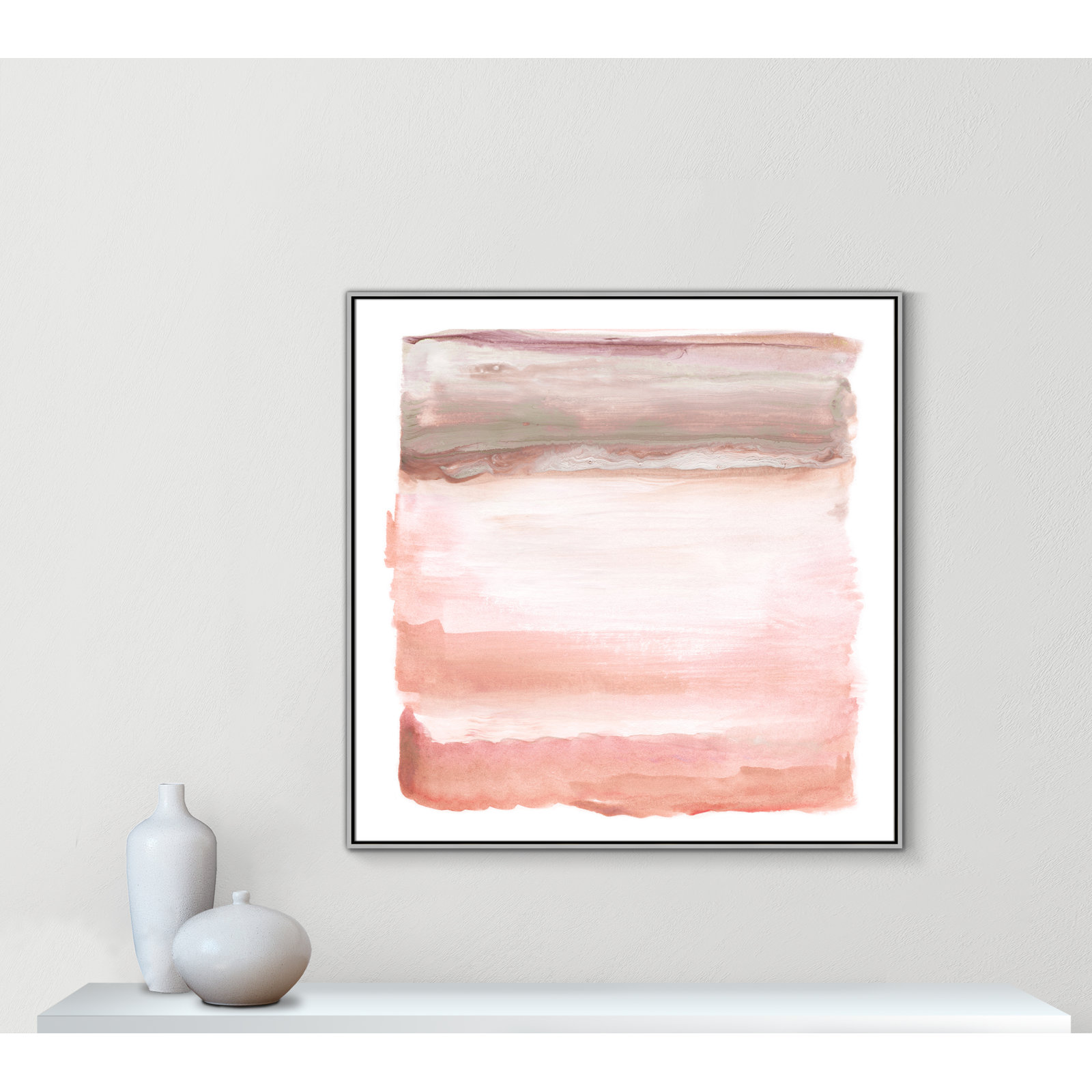 Lakeland "Boho Sky I" Print by Nan, 46.5" H x 46.5" W x 2" D, Silver