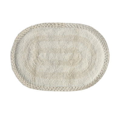 Adiraica 100% Cotton Bath Rug