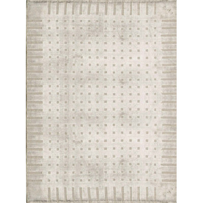 Geometric Area Rug in Gray