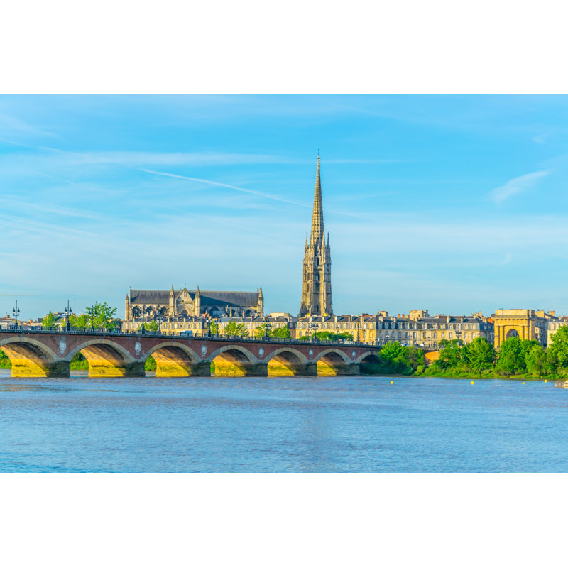 Pont De Pierre by Trabantos - Wrapped Canvas Print, 30cm H x 46cm W