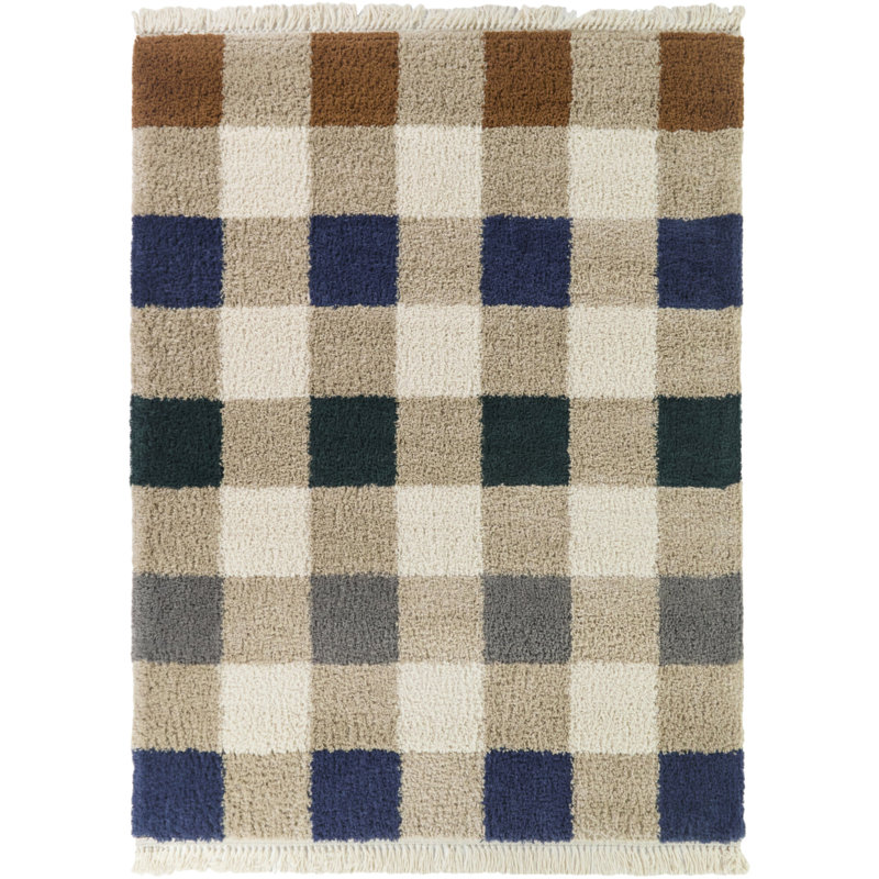 Tapis bleu / vert Donovyn, Rectangle 7 pi 10 po x 10 pi