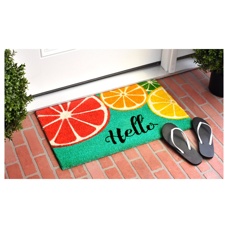 Paillasson Fruit Hello 17 pi x 29 pi