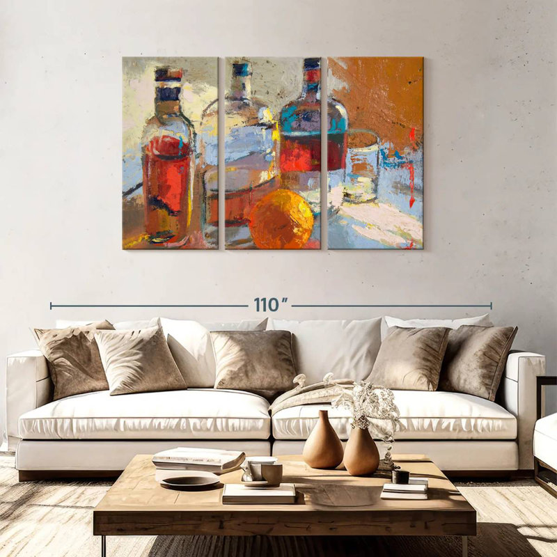 Yarlin Bourbon Lv¢Orange, 48" H x 74" W
