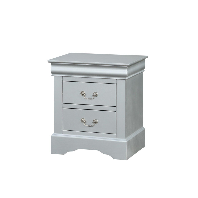 Faryn 21.6'' W Nightstand, Platium