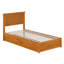 Lit plateforme avec rangement en bois massif Ashante avec pied de lit et tiroirs sous le lit-2141740070-2141740065