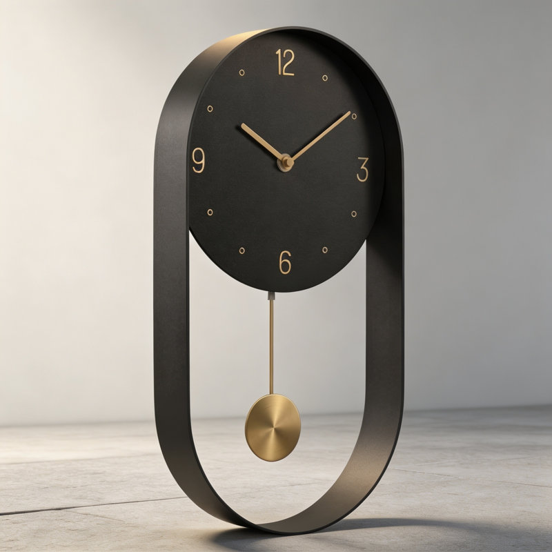 Cast Iron Wall Clock