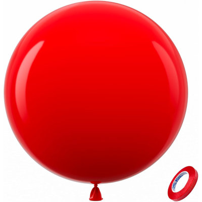 Red Giant Balloons 36 Inch - 8 Pack Jumbo Red Balloon Large Round Latex Balloon For Photo Shoot Wedding Anniversary Birthday Christmas New Year Party Decorations