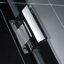  DreamLine Unidoor 35 - l 36 po x H 72 po sans cadre porte de douche à charnière avec tablettes en bronze huilé-122746488-124542750