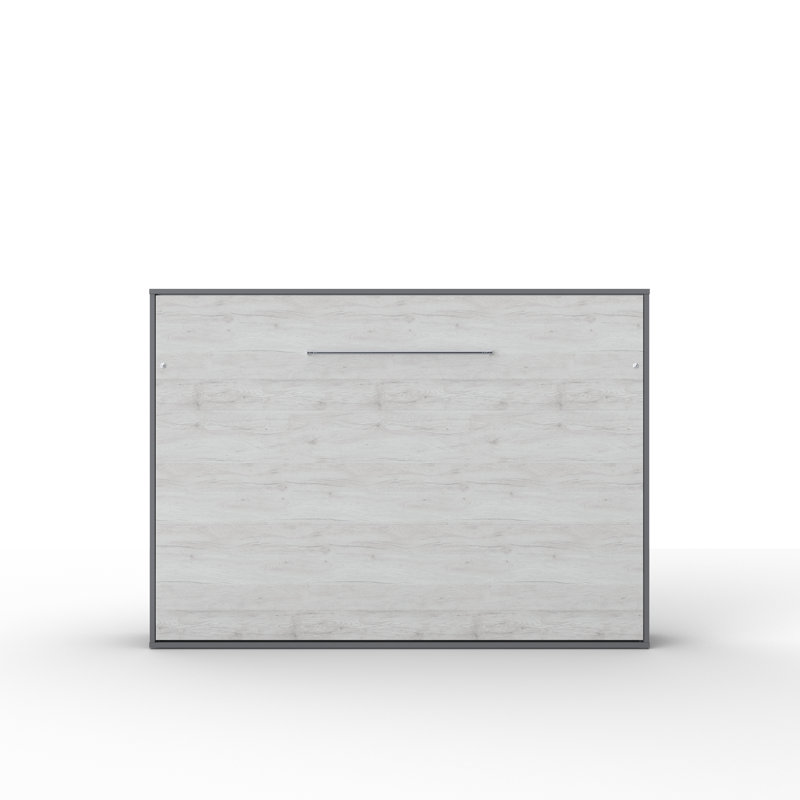 Ayvri EU Double - 140 X 200 Cm Bed, White/Dark Grey