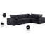 Canapé modulaire rembourré 4 pièces Hinrich-98917412
