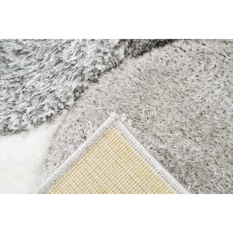 Tapis gris / noir Brantry, Rectangle 5 pi 2 po x 7 pi 5 po