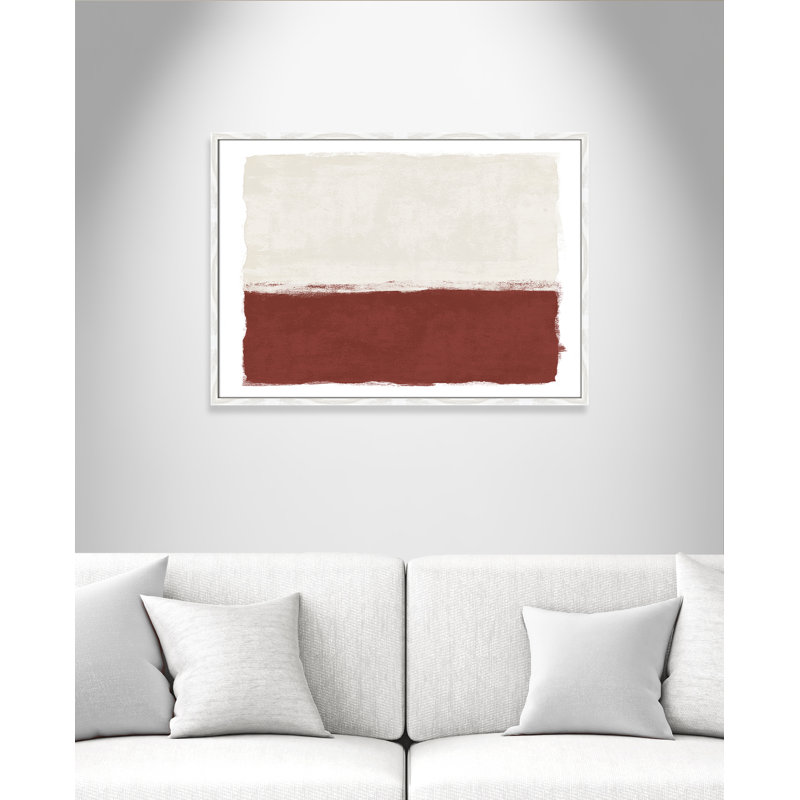 «Intense Rust II - Landscape Version Print» par Natalie Carpentieri, L 35,5 po x H 25,5 po, Impression encadrée