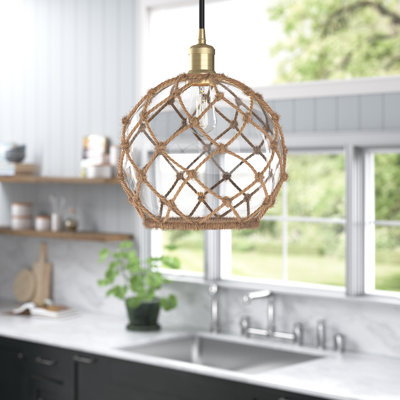 Luminaire suspendu sphère 1 lumière Tobey
