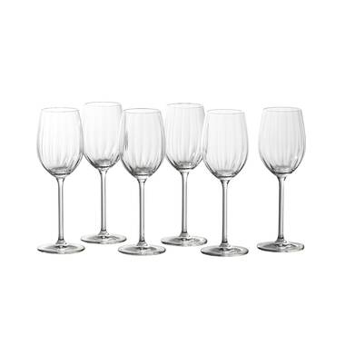 ZWIESEL GLAS Prizma Champagne Flute Glasses - Set of 6